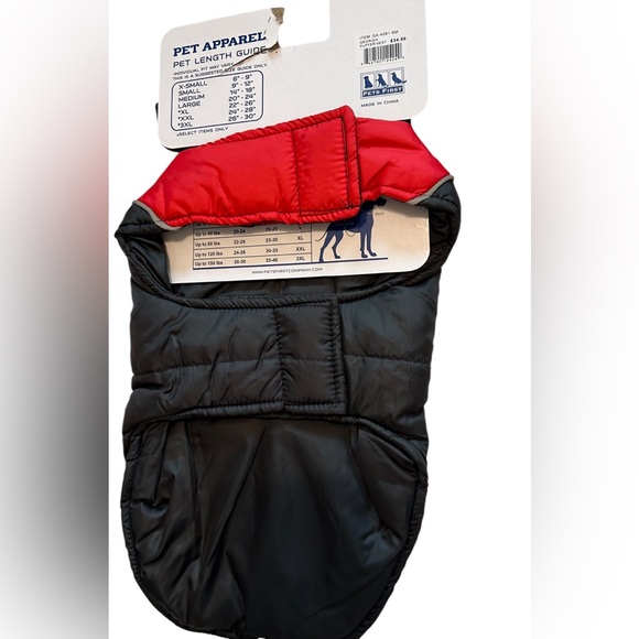 Pet Apparel Georgia Bulldogs Dog Puffer Vest SZ M - Picture 2 of 4